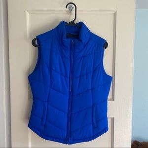 Blue Puffer Vest size Medium